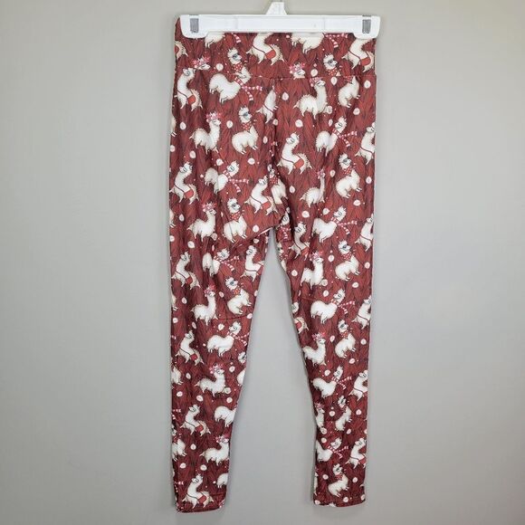 Lovely Llama Print Leggings‎ One Size Fits All - Picture 2 of 6